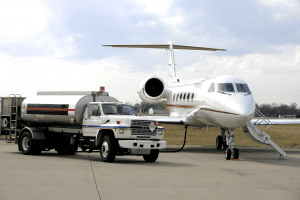 Airplane Fueling Truck